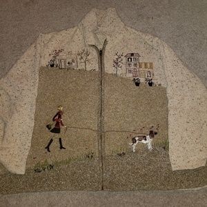 TANJAY zippered sweater 3x